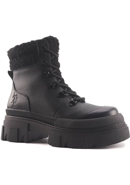 4W Ally 4pr U.s. Polo Assn. Kadın Bot A101914215 Sıyah