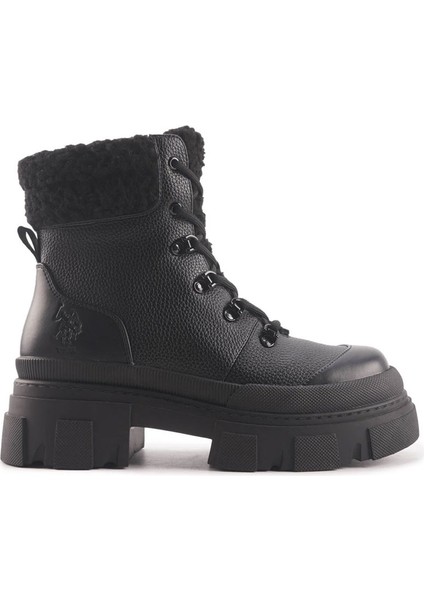 4W Ally 4pr U.s. Polo Assn. Kadın Bot A101914215 Sıyah fırsatları