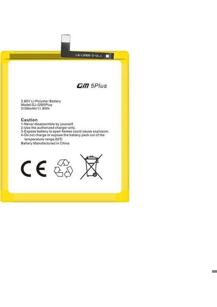 General Mobile Gm5 Plus Uyumlu Ithal Pil