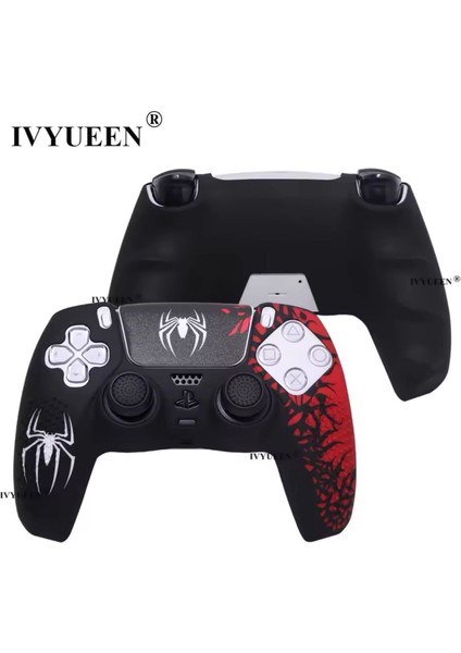 Ps5 Dualsense Spiderman Desenli Gamepad Uyumlu Slikon Kılıf Case