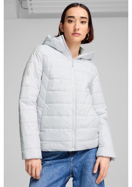 Ess Padded Jacket Şişme Buz Mavisi Kadın Mont 84894042