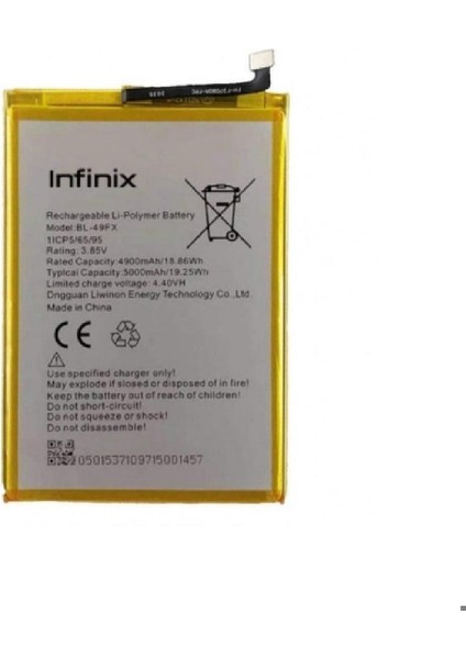 Infinix Note 7 Lite BL49FX Uyumlu Ithal Pil