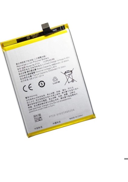 Oppo C21 BLP729 Uyumlu Ithal Pil