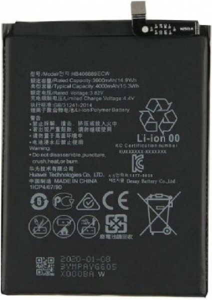 Huawei Y9S Uyumlu Ithal Pil