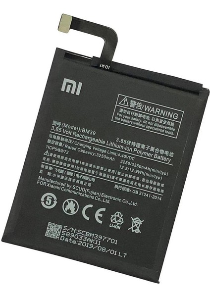 Xiaomi Mi 6 BM39 Uyumlu Ithal Pil
