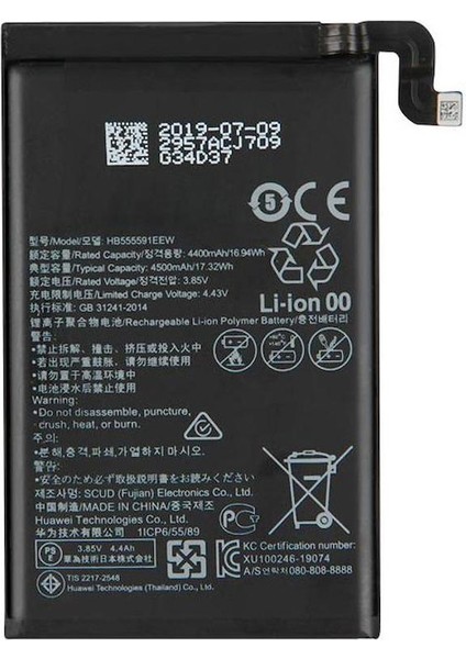 Huawei Mate 30 Pro Uyumlu Ithal Pil