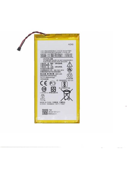 Motorola Moto Z2 Play HZ40 Uyumlu Ithal Pil