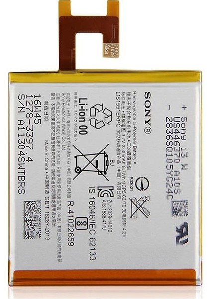 Sony Xperia Z C6603 Uyumlu Ithal Pil