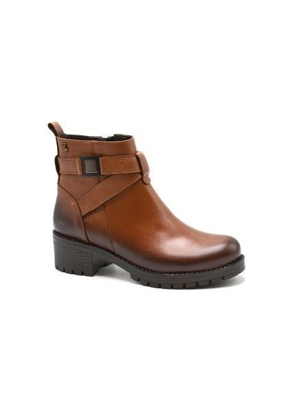 Venüs 3373K Kısa Topuk Kemer Detaylı Kaymaz Deri Kadın Bot fiyatları