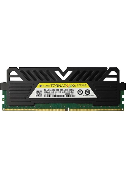 Ddr4 8gb 3200MHZ Soğutuculu CL22 Tornadox6 Pc Ram