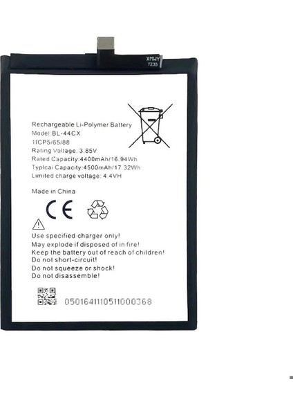 Infinix Zero 8 BL44CX Uyumlu Ithal Pil