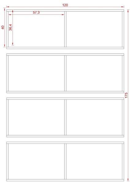 Kutu Raf - Model 5 (Derinlik 15 cm ) Sacramento ( Mat ) fiyatları