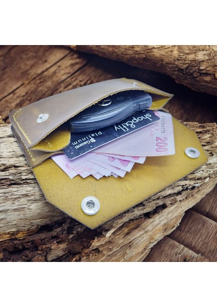 Cy Leather Luna Camel El Yapımı Hakiki Deri Erkek Kadın Küçük Unisex El Çantası fırsatları