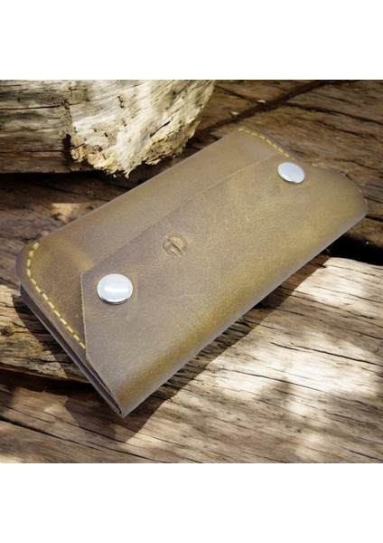 Cy Leather Luna Camel El Yapımı Hakiki Deri Erkek Kadın Küçük Unisex El Çantası indirimleri