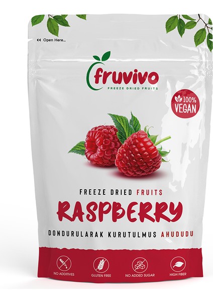 Dondurularak Kurutulmuş Ahududu 20 gr, Vegan, Glutensiz Kurutulmuş Meyveler fiyatları