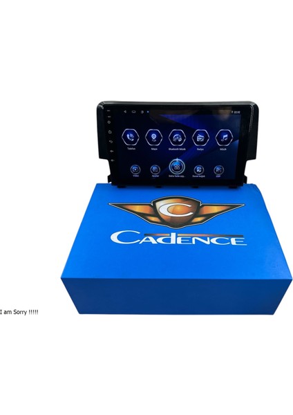 Honda Civic 2017-2019 Cadence 6-128 (Sim Kartlı) 360 Cam Destekli Pro Oem Multimedia
