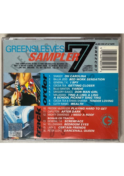 Greensleeves Sampler 7 CD