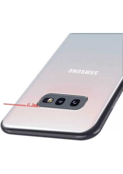 Samsung Galaxy S10E - Kılıf Şeffaf Soft Slim Fitt Süper Silikon Kapak - Şeffaf fiyatları
