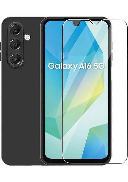 Samsung Galaxy A16 5g Uyumlu Anti-Statik 3D Cam Ekran Koruyucu