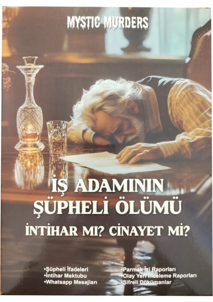 Dedektif Oyunu Mystic Murders Iş Adamının Şüpheli Ölümü
