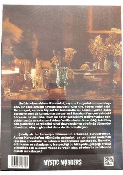 Dedektif Oyunu Mystic Murders Iş Adamının Şüpheli Ölümü fiyatları