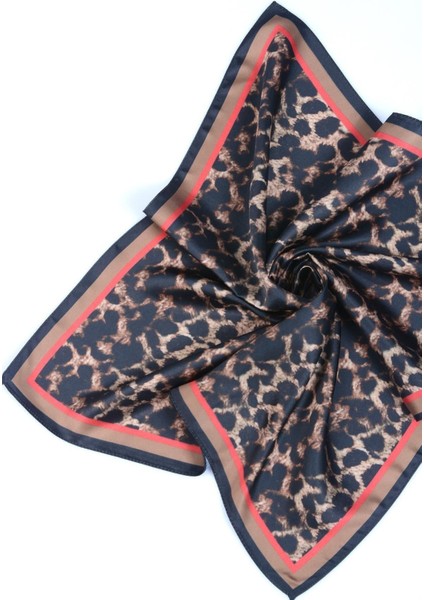 13485 Leopar Desenli Bandana Fular