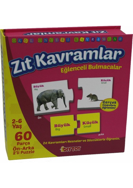 Eğlenceli Bulmacalar Zıt Kavramlar