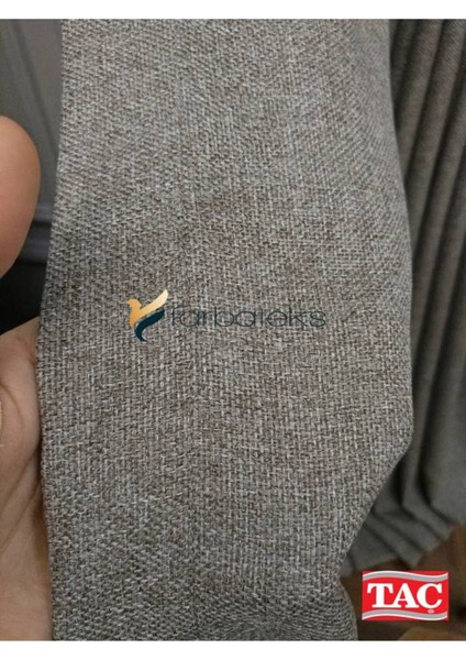 Açık Gri Keten Fon Perde 1e3 Dökümlü Pileli Fon Perde indirimleri