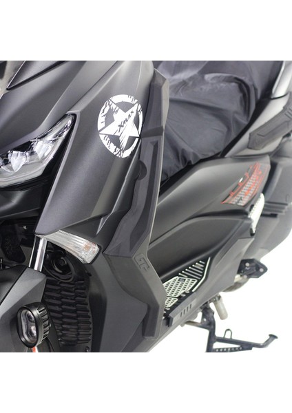 Yamaha XMAX 250/400 2018-2022 Uyumlu Bacak ve Sele Altı Grenaj Koruma Seti Siyah