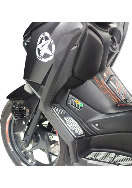 Yamaha XMAX 250/400 2018-2022 Uyumlu Bacak ve Sele Altı Grenaj Koruma Seti Siyah