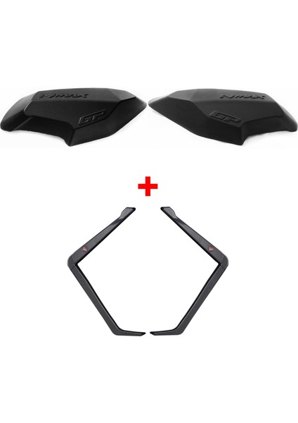 Yamaha NMAX 125-155 2015-2020 Uyumlu Bacak ve Grenaj Koruma Seti Siyah