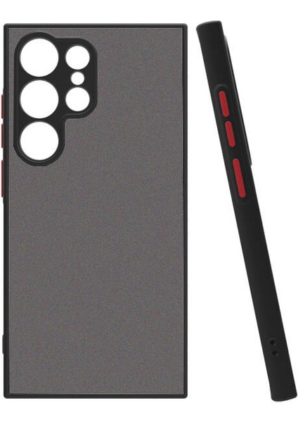 Samsung Galaxy S24 Ultra Kılıf Zore Hux Kapak-Siyah