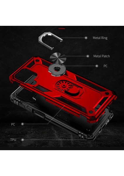 Samsung Galaxy M33 Kılıf Zore Vega Kapak-Mavi modelleri