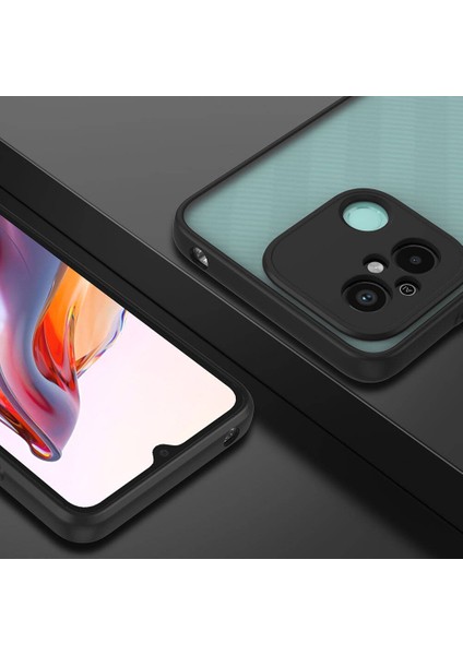 Xiaomi Redmi 12C Kılıf Zore Hux Kapak-Siyah modelleri