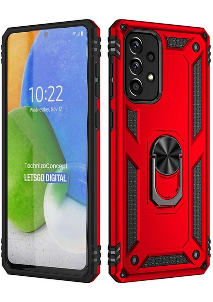 Samsung Galaxy A73 Kılıf Zore Vega Kapak-Mavi indirimleri