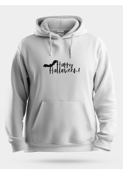Happy Halloween Yarasa Unisex Kapüşonlu Sweatshirt