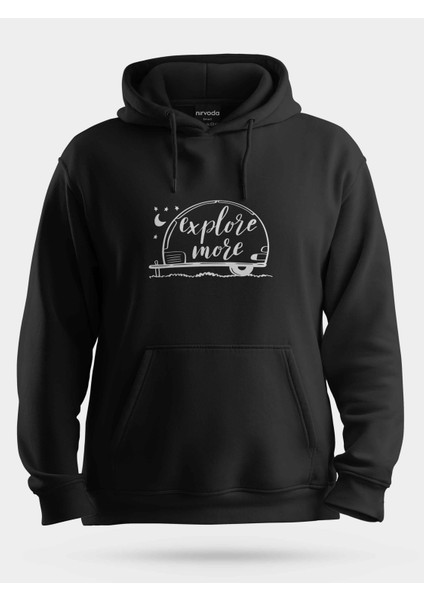 Mini Karavan Unisex Kapüşonlu Sweatshirt