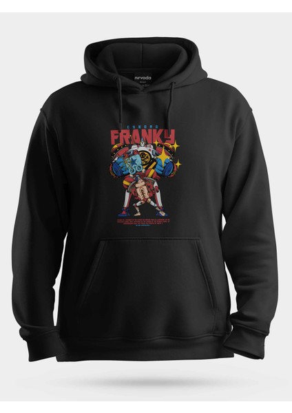 Cyborg Franky One Piece Unisex Kapüşonlu Sweatshirt