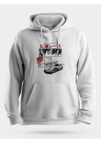 Street Racing Sokak Yarışı Unisex Kapüşonlu Sweatshirt