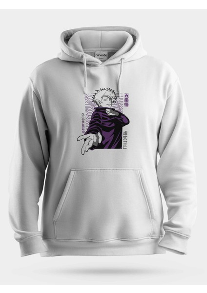 Satoru Gojo Jujutsu No Kaisen Unisex Kapüşonlu Sweatshirt
