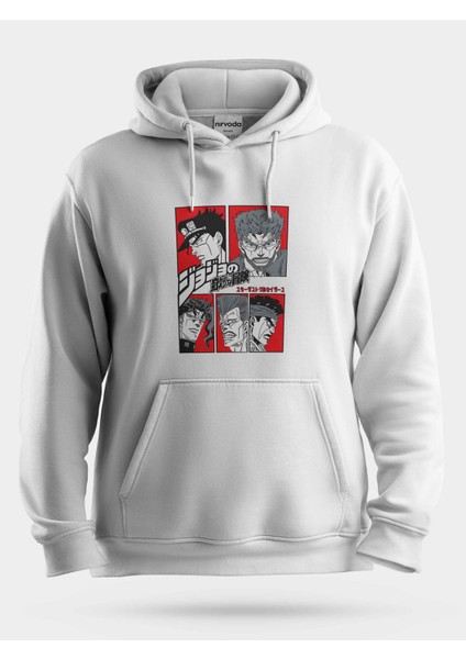 Jojo's Bizarre Adventure Unisex Kapüşonlu Sweatshirt