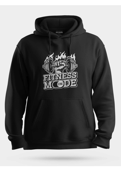 Fitness Mod On Gym Unisex Kapüşonlu Sweatshirt