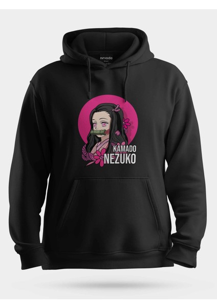 Kamada Nezuko Demon Slayer Unisex Kapüşonlu Sweatshirt