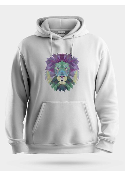 Kristal Aslan Unisex Kapüşonlu Sweatshirt