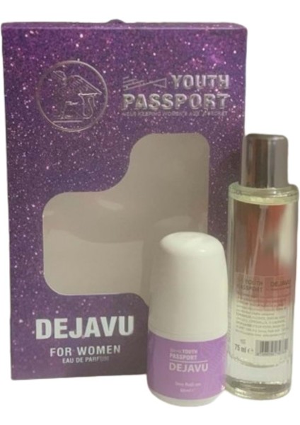 Dejavu 75ml Edp+ Roll-On 60 ml Kadın Parfüm Set