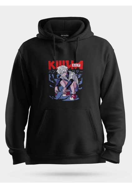 Killua Hunter x Hunter Unisex Kapüşonlu Sweatshirt