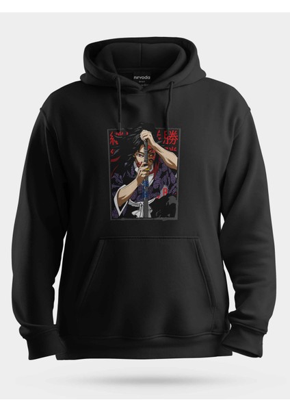 Kokushibo Demon Slayer Unisex Kapüşonlu Sweatshirt