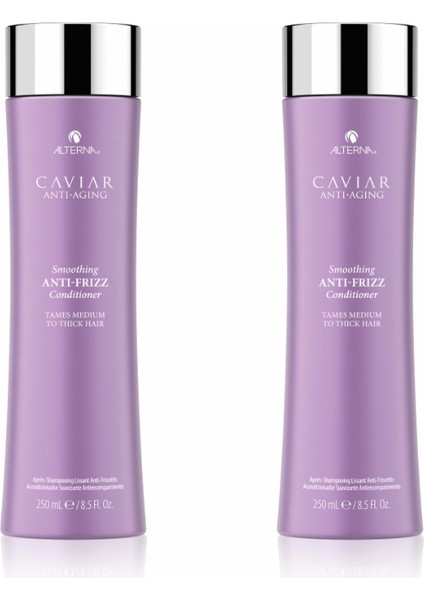 Ekonomik Ikili Caviar Smoothing Anti-Frizz Saç Kremi 250 ml