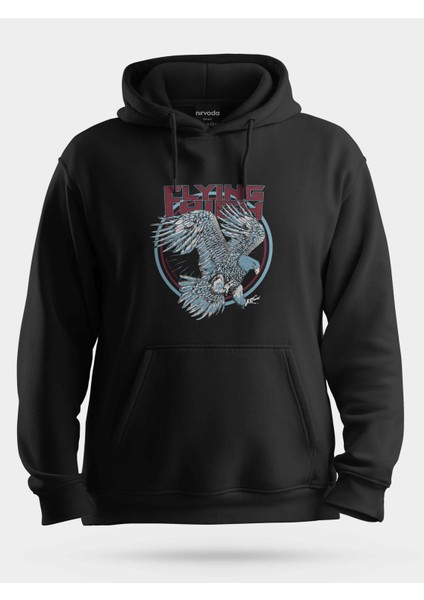 Kartallar Yüksek Uçar Unisex Kapüşonlu Sweatshirt