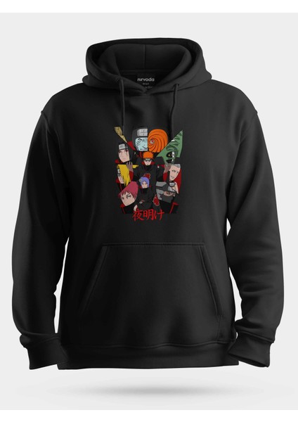 Naruto Boruto Ninja Unisex Kapüşonlu Sweatshirt